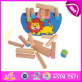 2014 Novo Bloco De Madeira De Equilíbrio Kid Toy Set, Engraçado Equilíbrio Brinquedo Do Miúdo Do Jogo, Brinquedo Educativo De Madeira Equilíbrio Brinquedo Do Miúdo W11f036